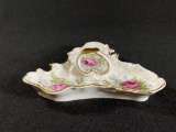 Norcrest Dresden Rose Trinket Dish