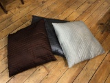 (3) Throw Pillows