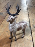 Vintage Reindeer or Elk Cast Iron Bank
