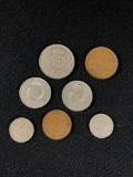 (7) Jordanian Coins 1940-1949