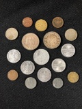(16) Assorted German Deutsches Reich Coins 1858-1942