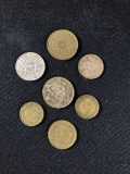 (7) Assorted French Morocco Coins