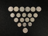 (23) Assorted Czechoslovakian Coins 1953-1956