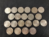 (21) Eisenhower Dollars 1971-1976