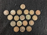 (19) 1900 Indian Head Pennies