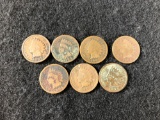 (7) 1905 Pennies