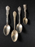 (4) Sterling Silver Spoons