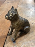 Vintage Bull Dog Cast Iron Bank