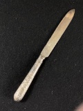 Harrison Fisher Pre 1897-1900 Silver Plated Serving Ornate Carving Knife