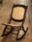 Caned Seat & Back Folding Rocking Chair