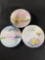 (3) Hand Painted Plates Nippon & Meito