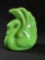 Alamo Pottery Company of San Antonio Tx. (1945-1951) Green Swan Vase, Mold # 725
