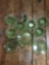 Green Depression Glass