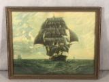G.G. Reynaud Framed Print Of Clipper Ship