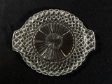 Waterford Crystal Waffle Pattern Cake Plate