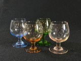 (4) Aperitif/Cordial Glasses