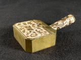 Brass & Enamel Cigarette Ashtray/Snuffbox