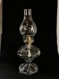 White Flame Light Co., Grand Rapids Michigan, Glass Oil Lamp