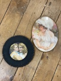 (2) Vintage Framed Prints Of Little Girls