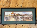 Jack C. DeLoney Framed Print Of Cotton field