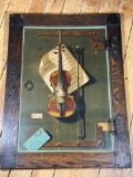 William Michael Harnett (American, 1848 - 1892) The Old Violin Framed Print