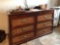 4-Pc Walnut Bedroom Set Asian Style Bedroom Set