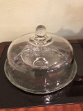 Glass Cake Platter w/ Lid