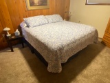 Serta King Size Pillow Top Mattress, Boxspring & Frame