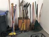 Large Assortment Of Yard Tools