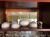 Japanese Teapot, (5) Cups, & Creamer