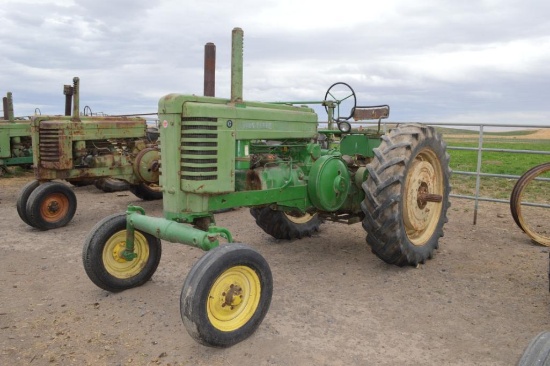 1952 John Deere Model G Wide Front Tractor
