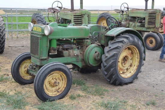 1937 John Deere Model B Wide Front Tractor