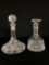 (2) Crystal Decanters