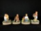 (4) Vintage Virtues (boy) Figurines