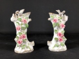 Pair of Norcrest Fine China Vases