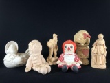 (6) Ceramic figurines