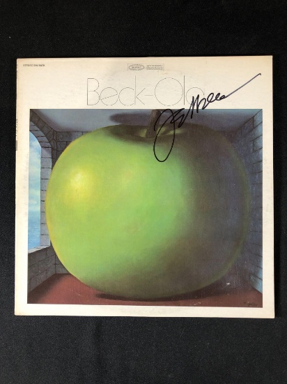 Beck "Beck-Ola" Autographed Album signed by Jeff Beck