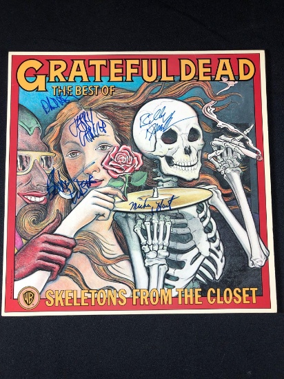 The Grateful Dead "Skeletons From The Closet" Autographed Album