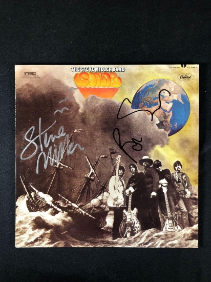Steve Miller "Sailor" Autographed Album signed by Steve Miller and Boz Scaggs