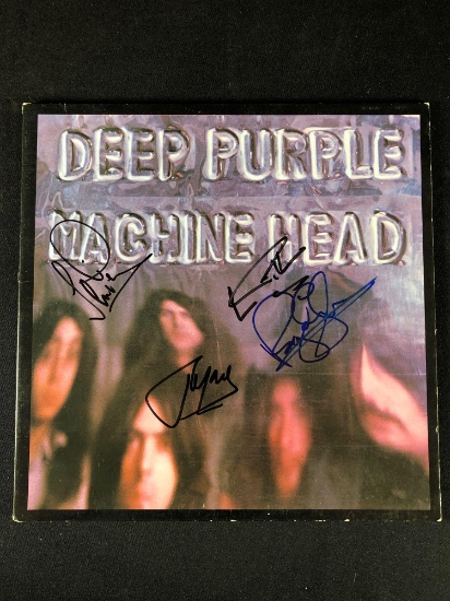 Deep Purple "Machine Head" Autographed Album