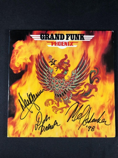 Grand Funk Railroad "Phoenix" Autographed Album