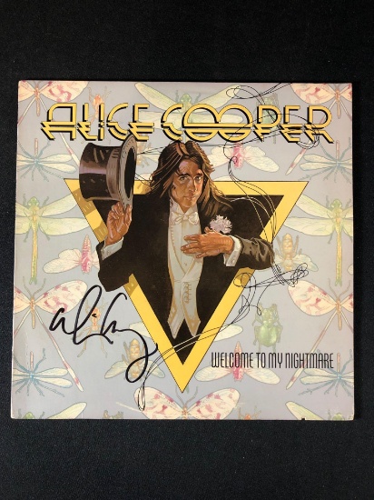 Alice Cooper "Welcome To My Nightmare" Autographed Album