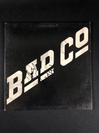 Bad Company "Bad Co." Autographed Album signed by Paul Rogers