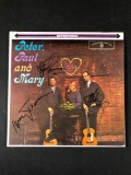 Peter, Paul and Mary Autographed First Album