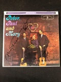 Peter, Paul, and Mary Autographed First Album