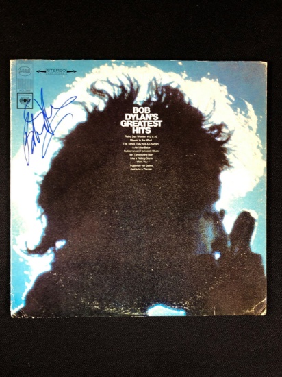 Bob Dylan's Greatest Hits Autographed Album