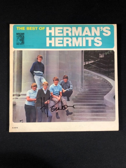 Herman's Hermits "The Best Of" Autographed Album signed by Peter Noone