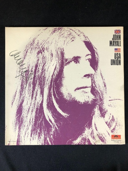 John Mayall "U.S.A. Union" Autographed Album