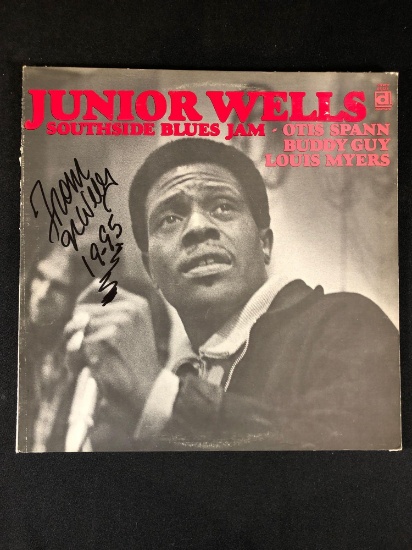 Junior Wells "SouthSide Blues Jam" Autographed Album