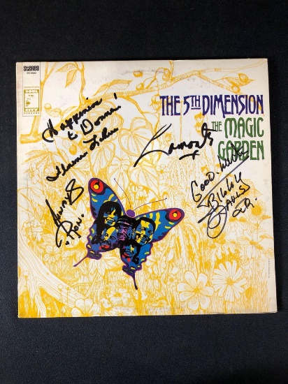 5 th Dimension "The Magic Garden" Autographed Album